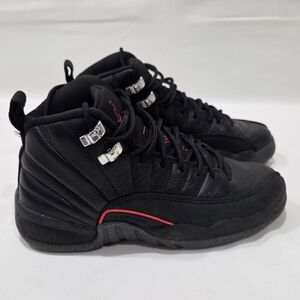 Air Jordan 12 Retro GS Black Bright Crimson DM5204-006 Size 4Y With Box
